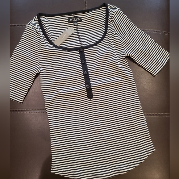 J.Crew Rib Henley - Picture 3 of 5